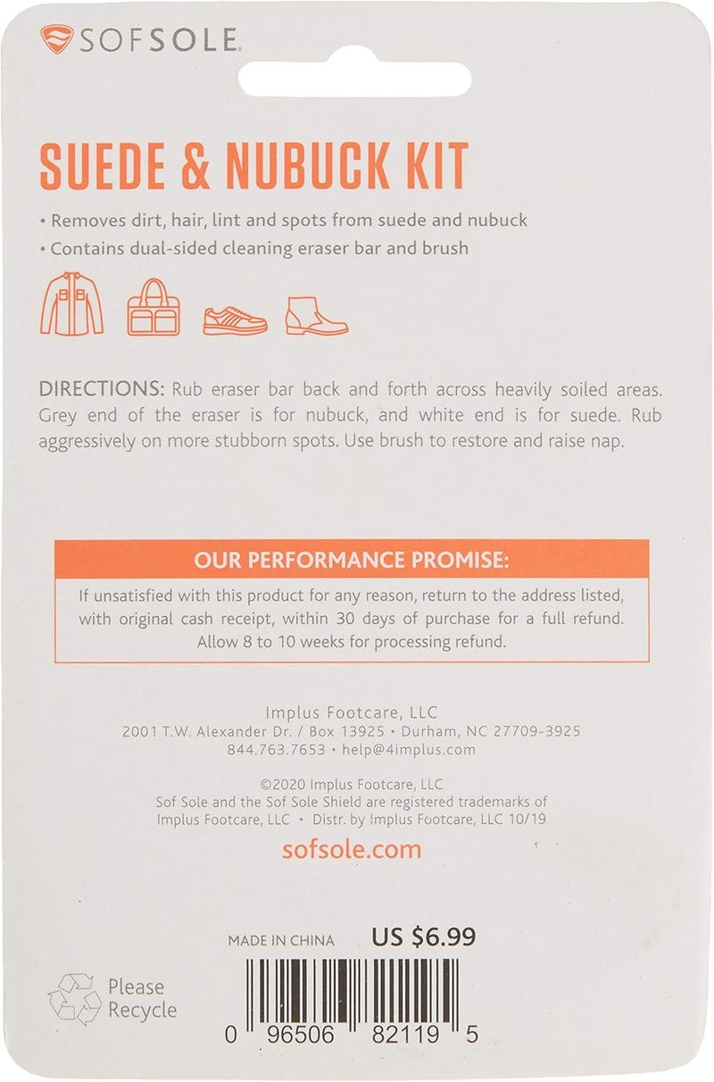 Sof Sole Suede and Nubuck Brush Kit for Cleaning and Restoring Footwear - Image 3